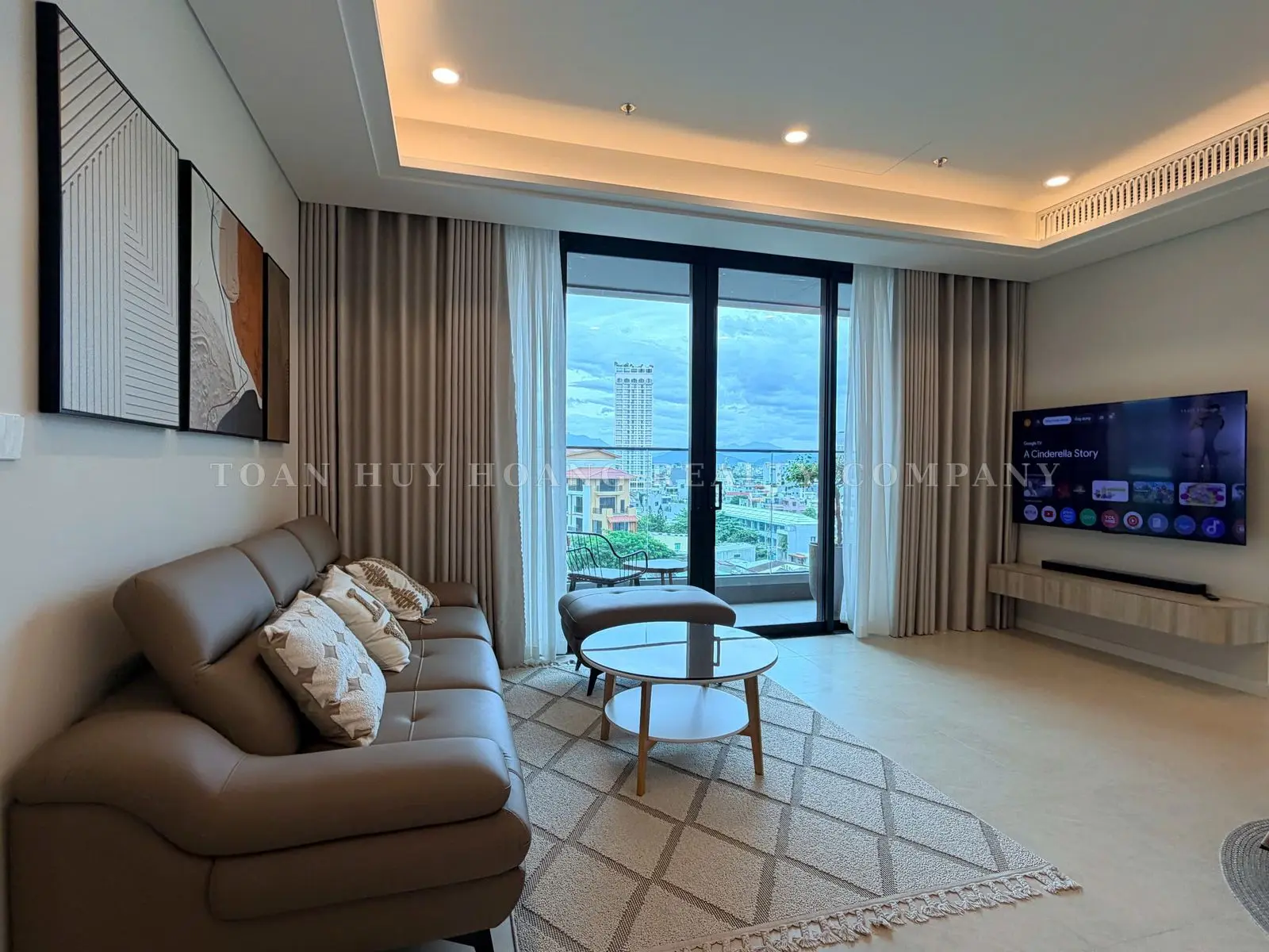 Panoma Apartment for Rent in Da Nang | 94m² | 2 Bedrooms + 1 Home Office | Luxury Furnished | 43 Million VND/Month