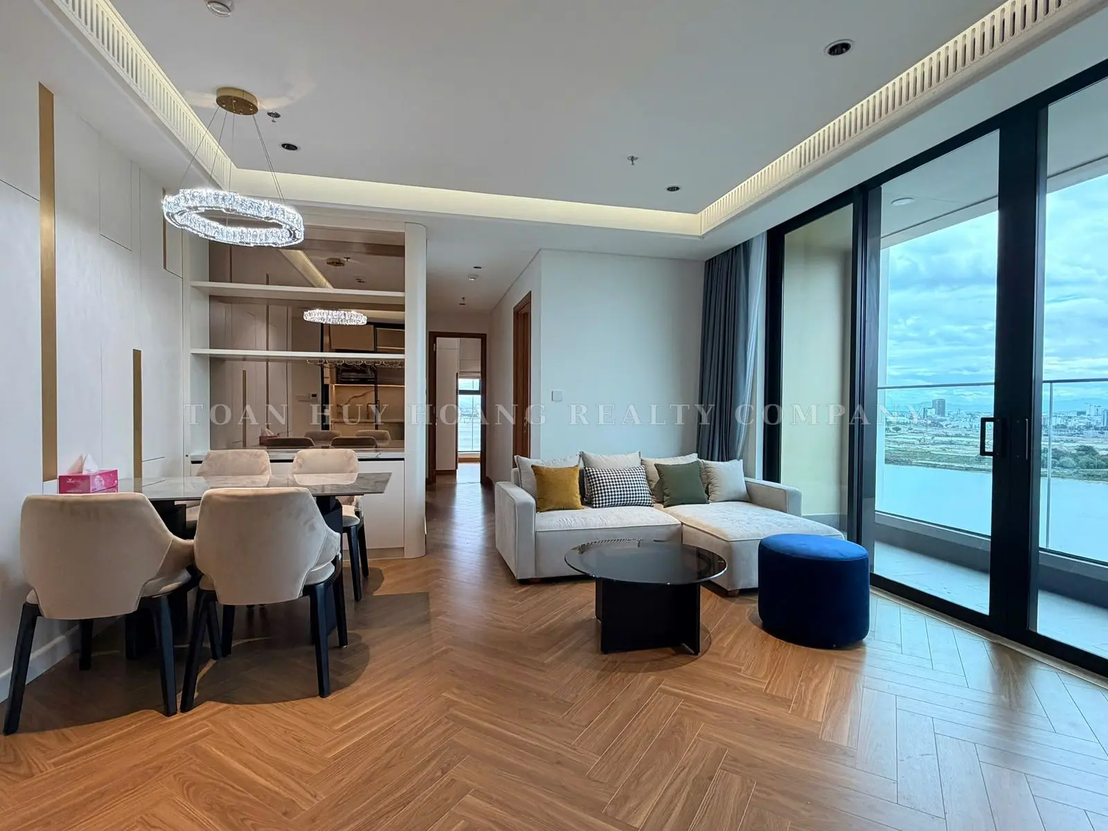 Panoma Da Nang Apartment for Rent | 100m² | 3 Bedrooms | Direct Han River View | Brand-New Luxury Interior, view 7
