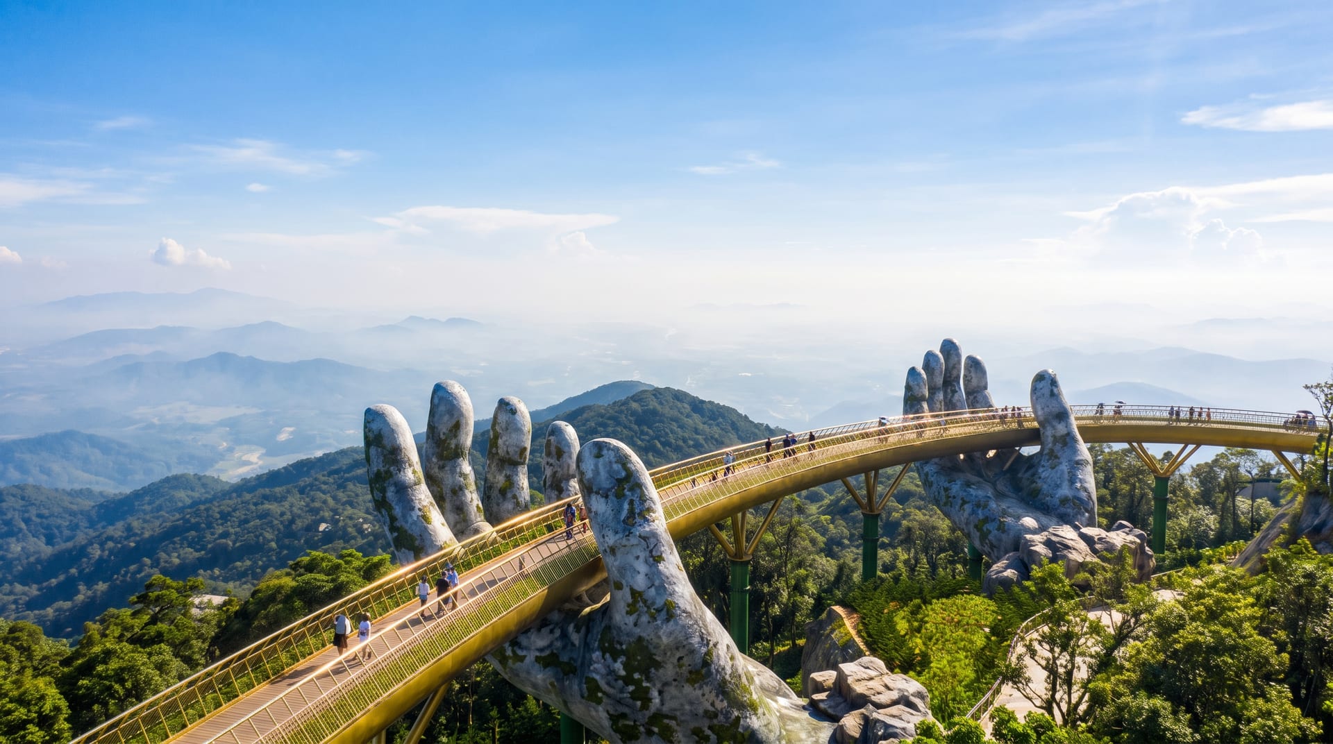 The Golden Bridge at Ba Na Hills, Da Nang